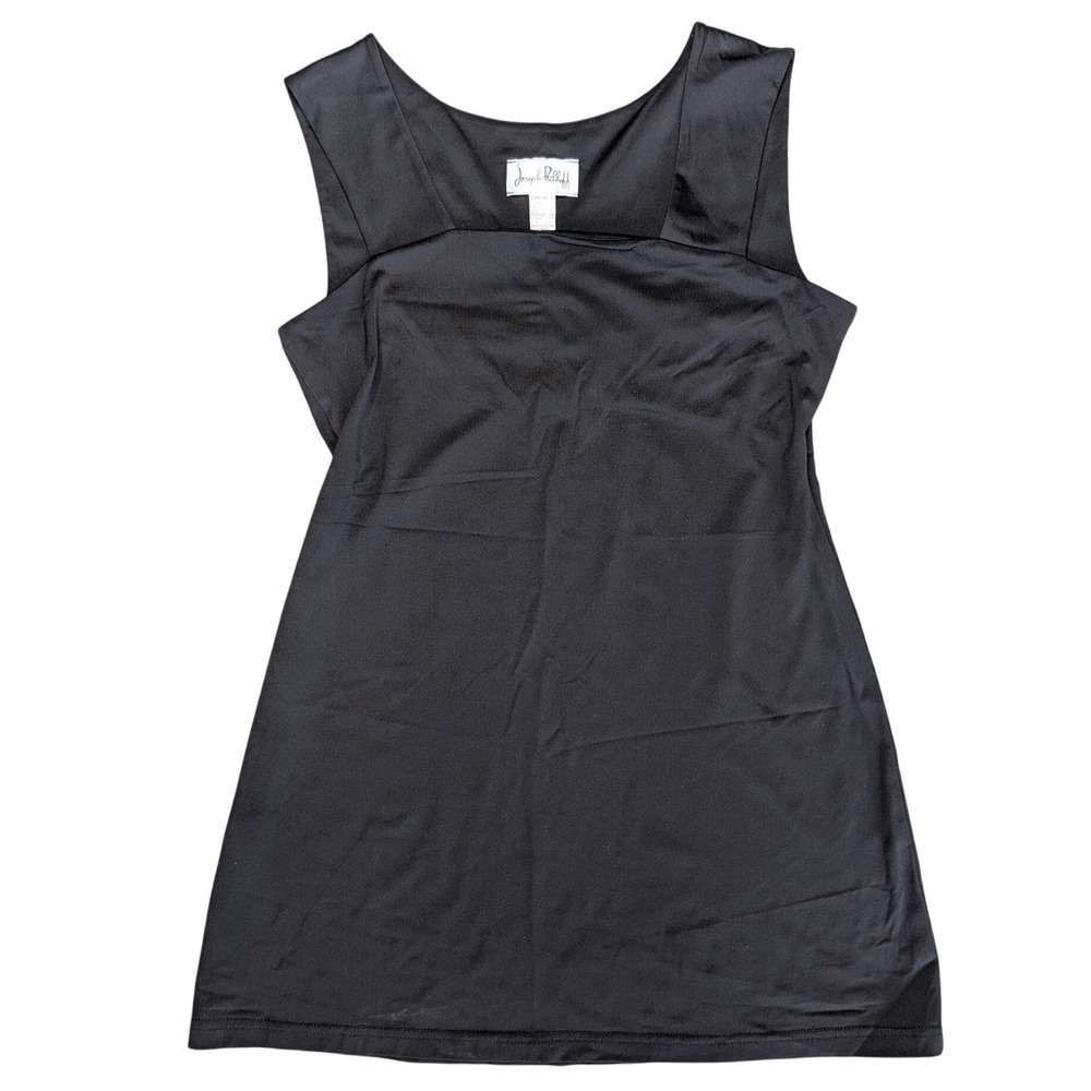 Vintage Joseph Ribkoff Sz. 12 Black‎ Fitted Midi Mini Dress